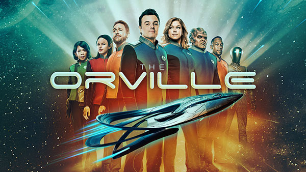 view of the cast of the series The Orville