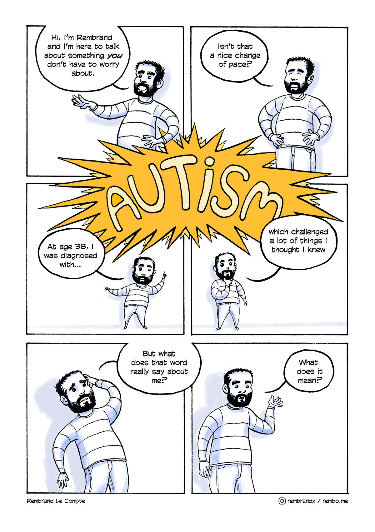 autism comic page 1